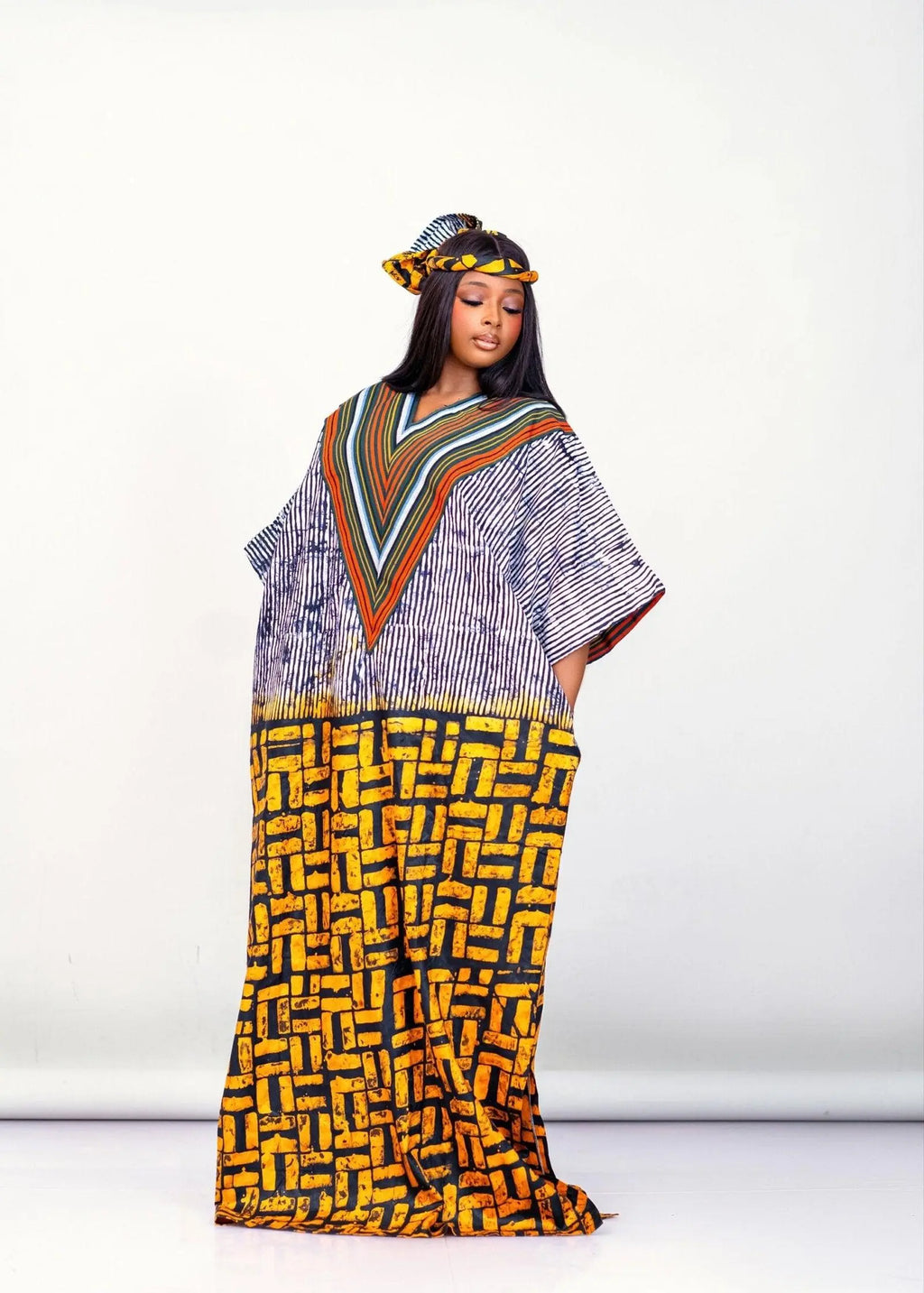 LONG DANSHIKI GOWN Divine_Touch_Wears