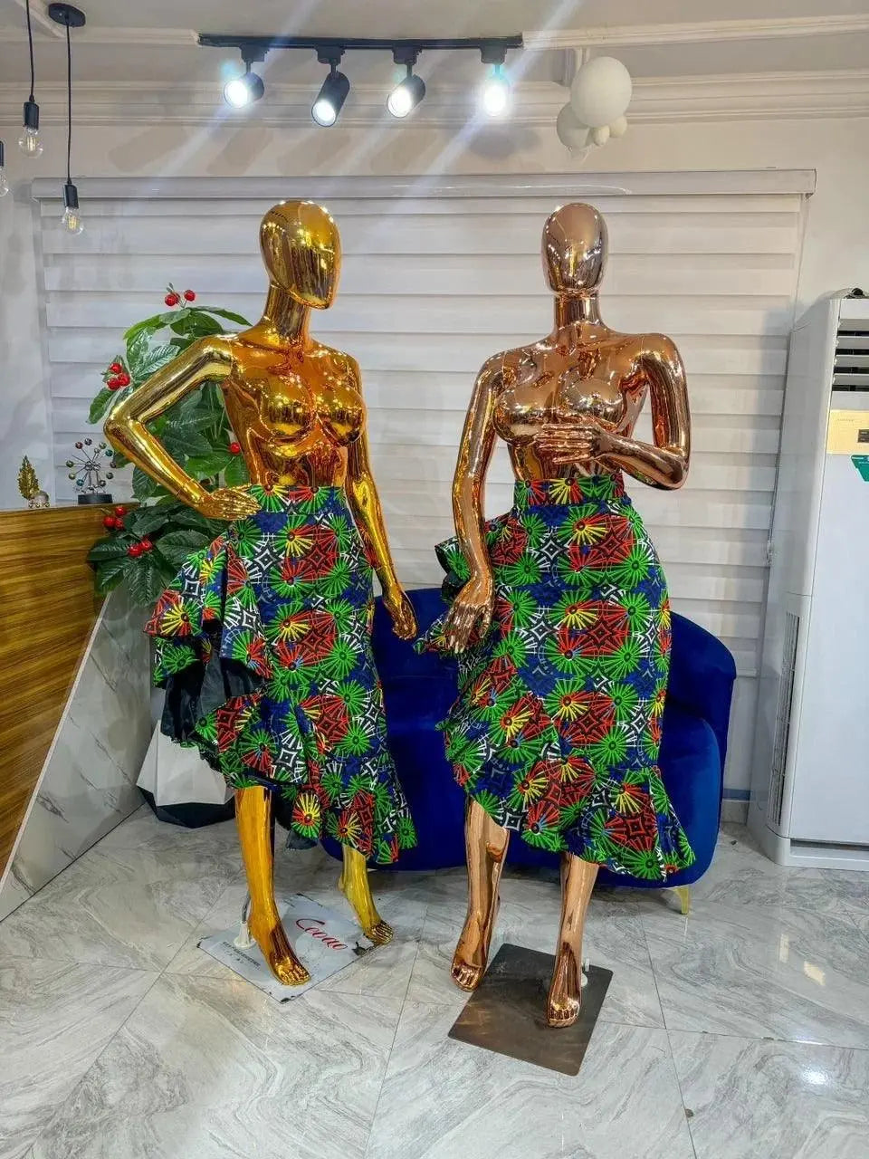 ANKARA FLARE SKIRTS - Divine_Touch_Wears