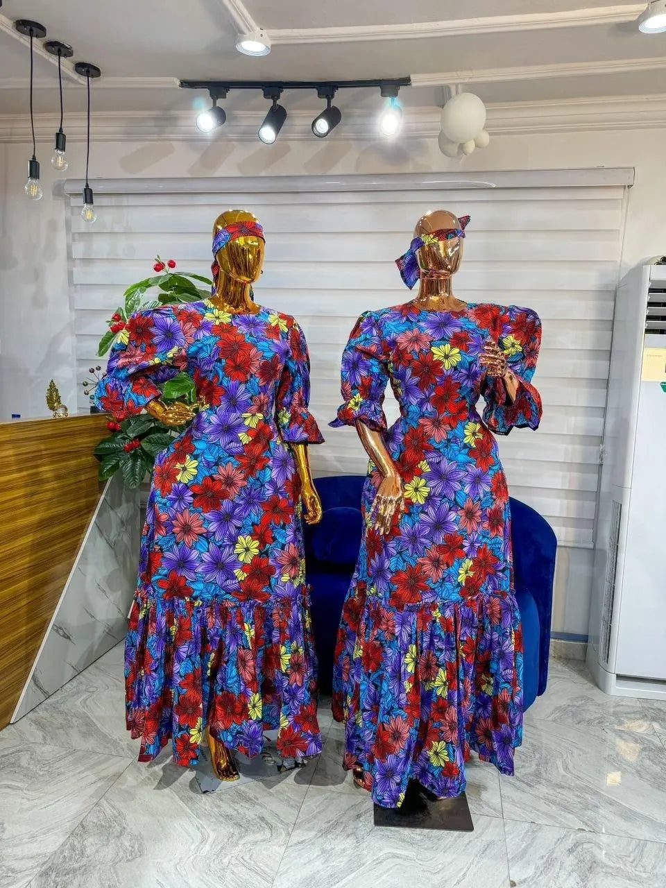 Ankara Straignt Gown