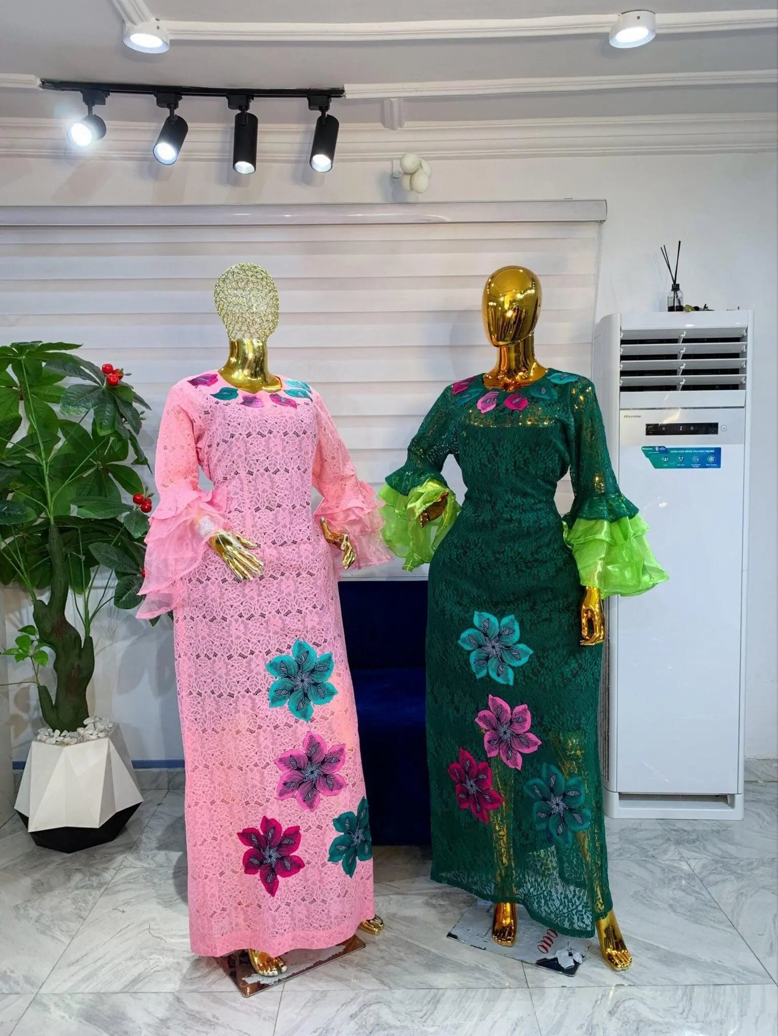 Ankara Dry Lace Blings