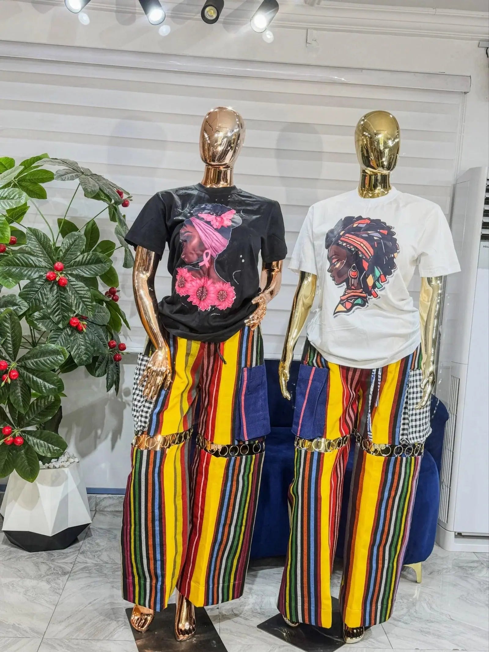 OGA Asooke Pants With Glitter Top Divine_Touch_Wears