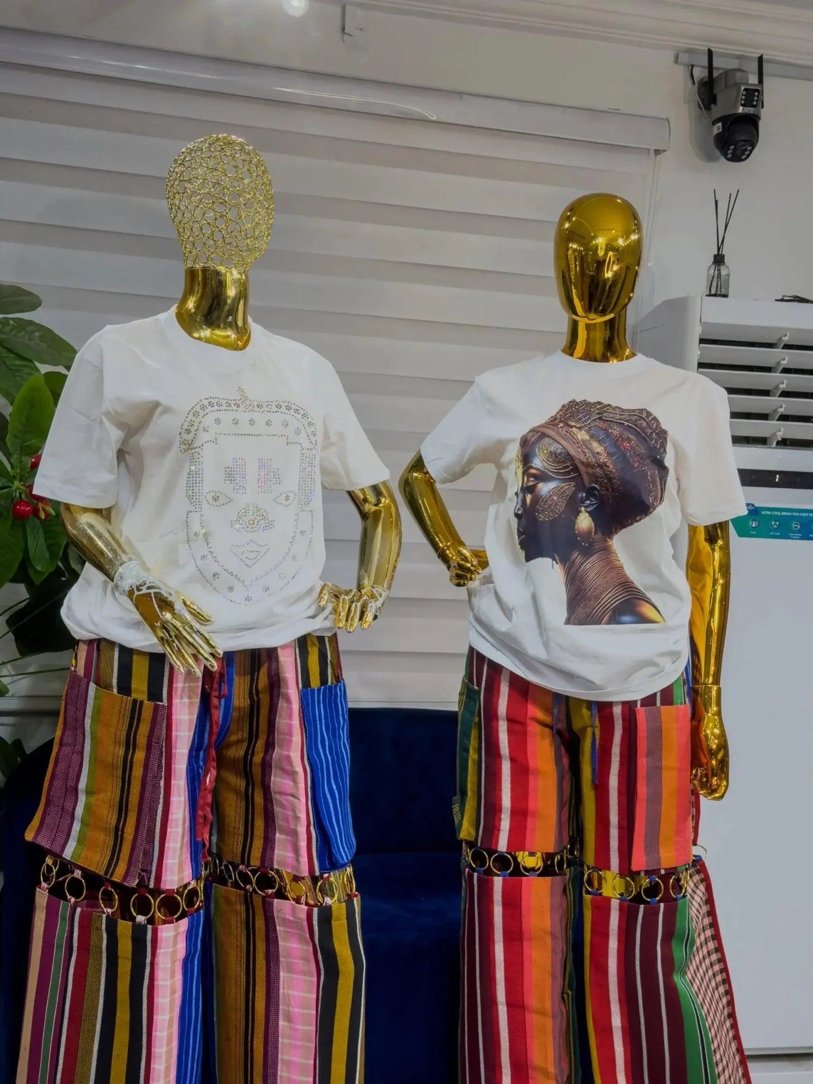 OGA Asooke Pants With Glitter Top Divine_Touch_Wears