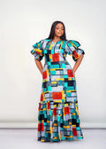 Ankara Straignt Gown