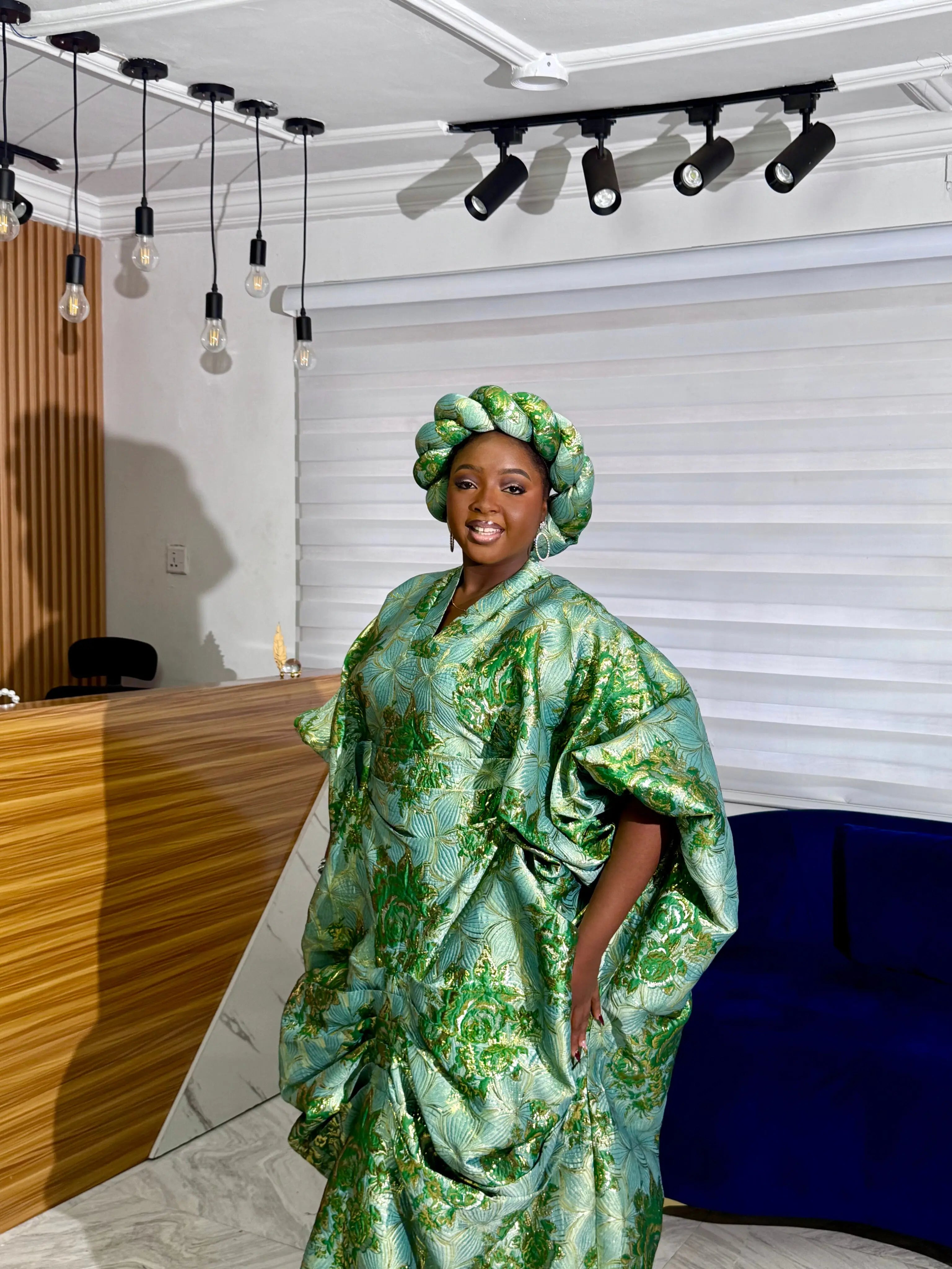 Luxury Damask Boubou