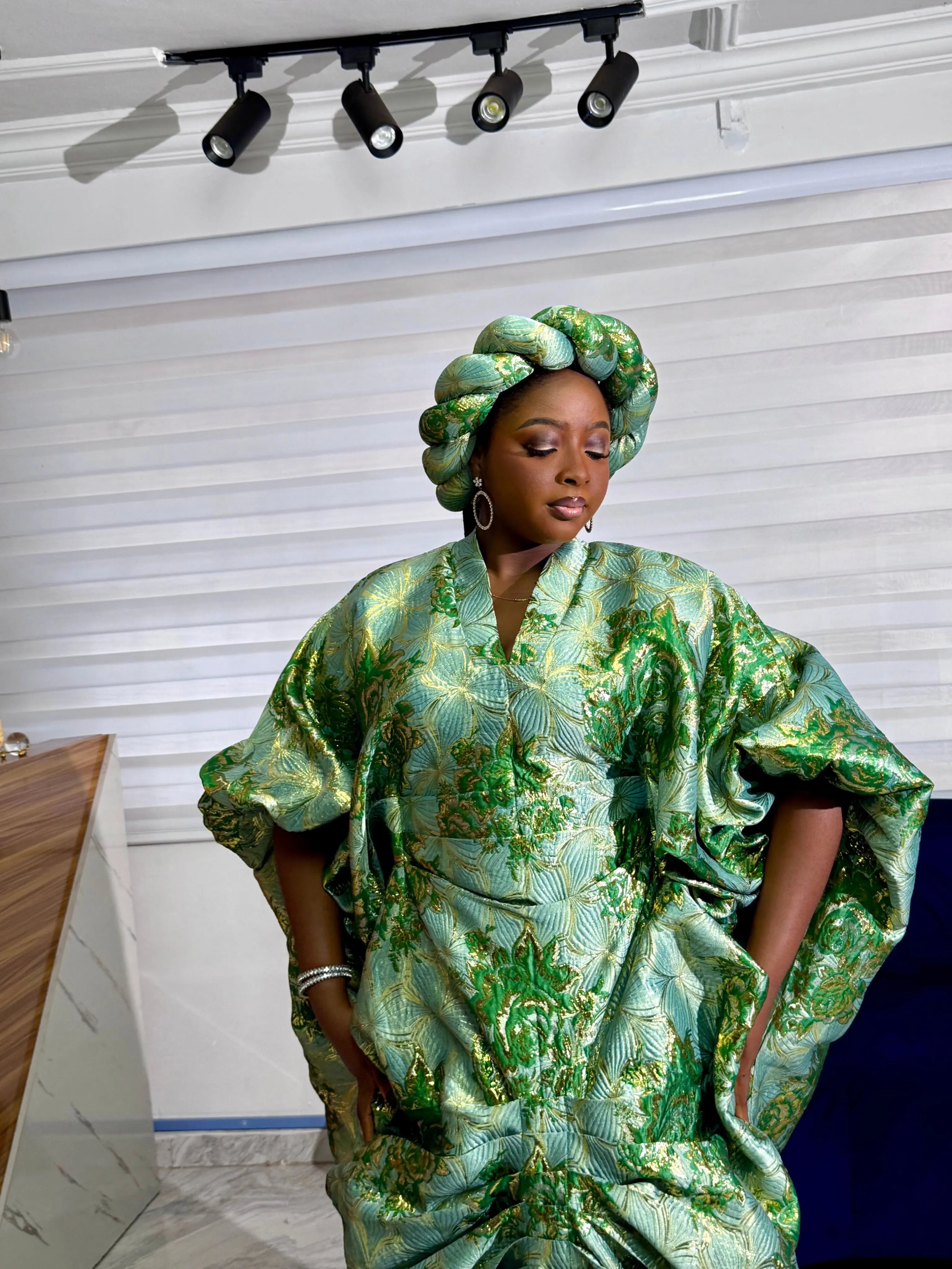 Luxury Damask Boubou