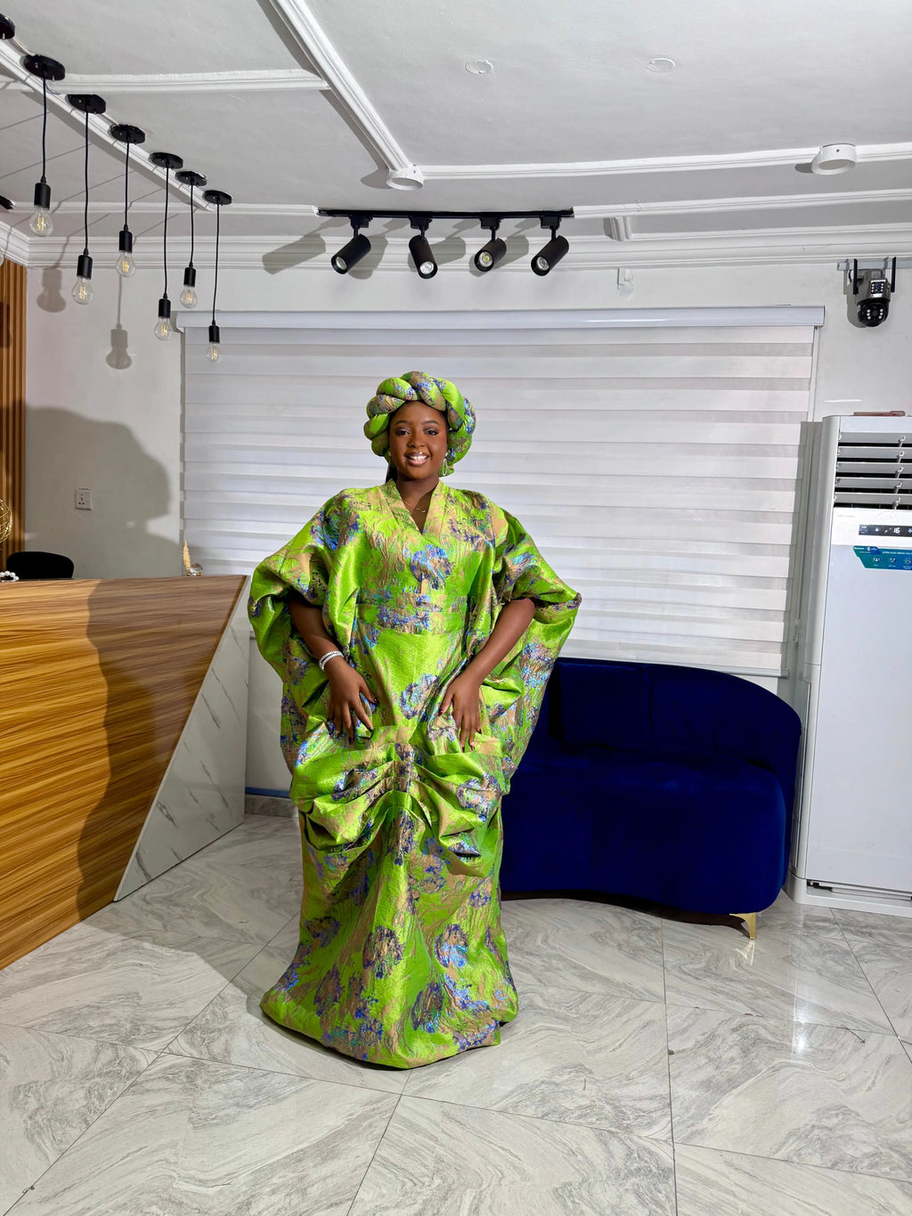 Luxury Damask Boubou