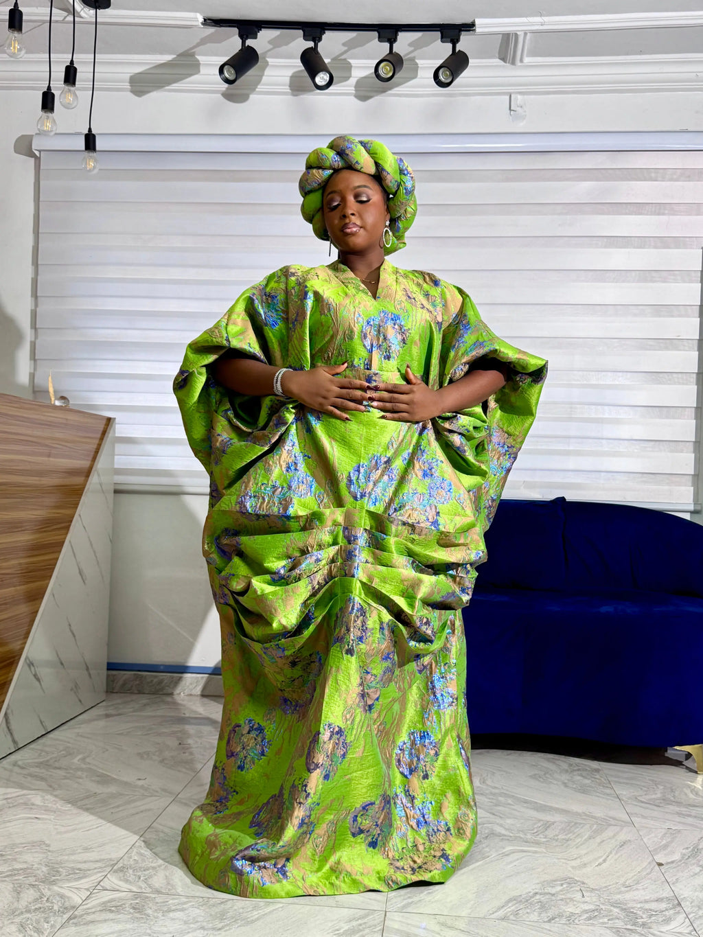 Luxury Damask Boubou