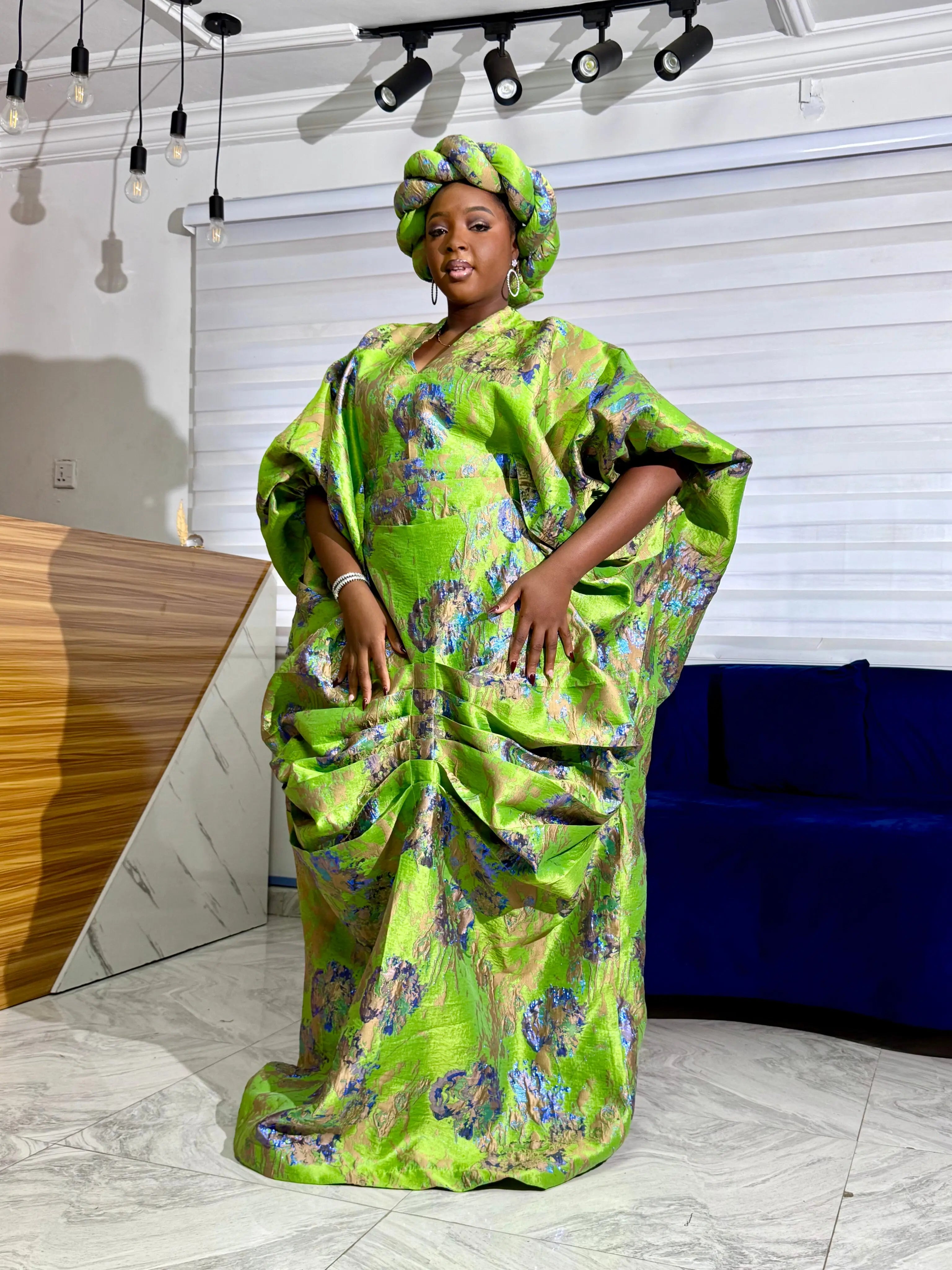 Luxury Damask Boubou
