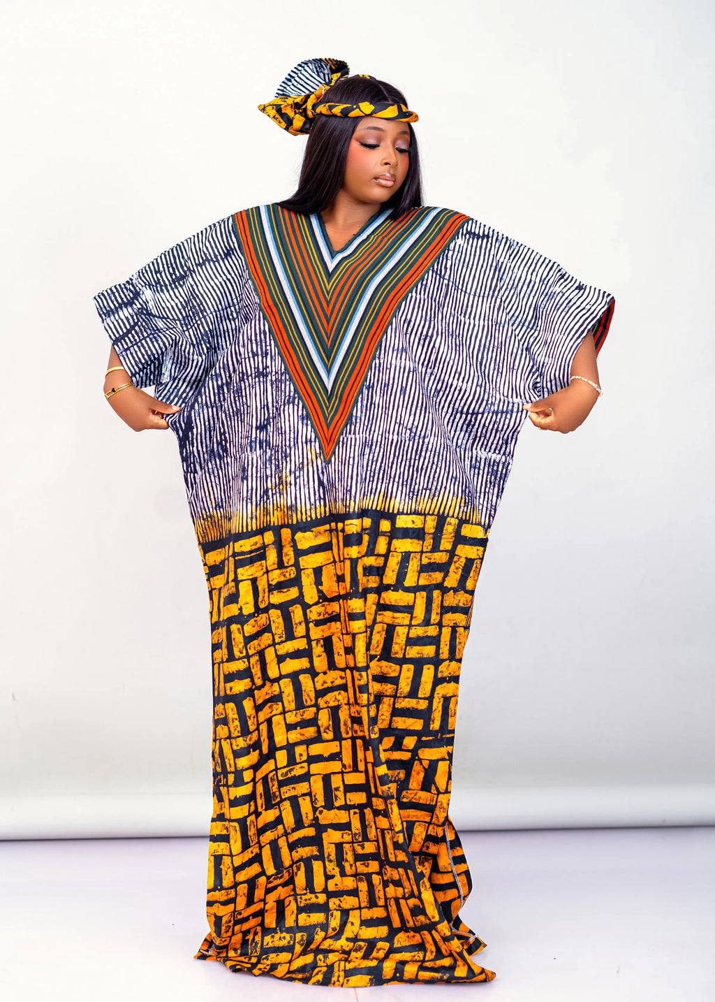 LONG DANSHIKI GOWN Divine_Touch_Wears