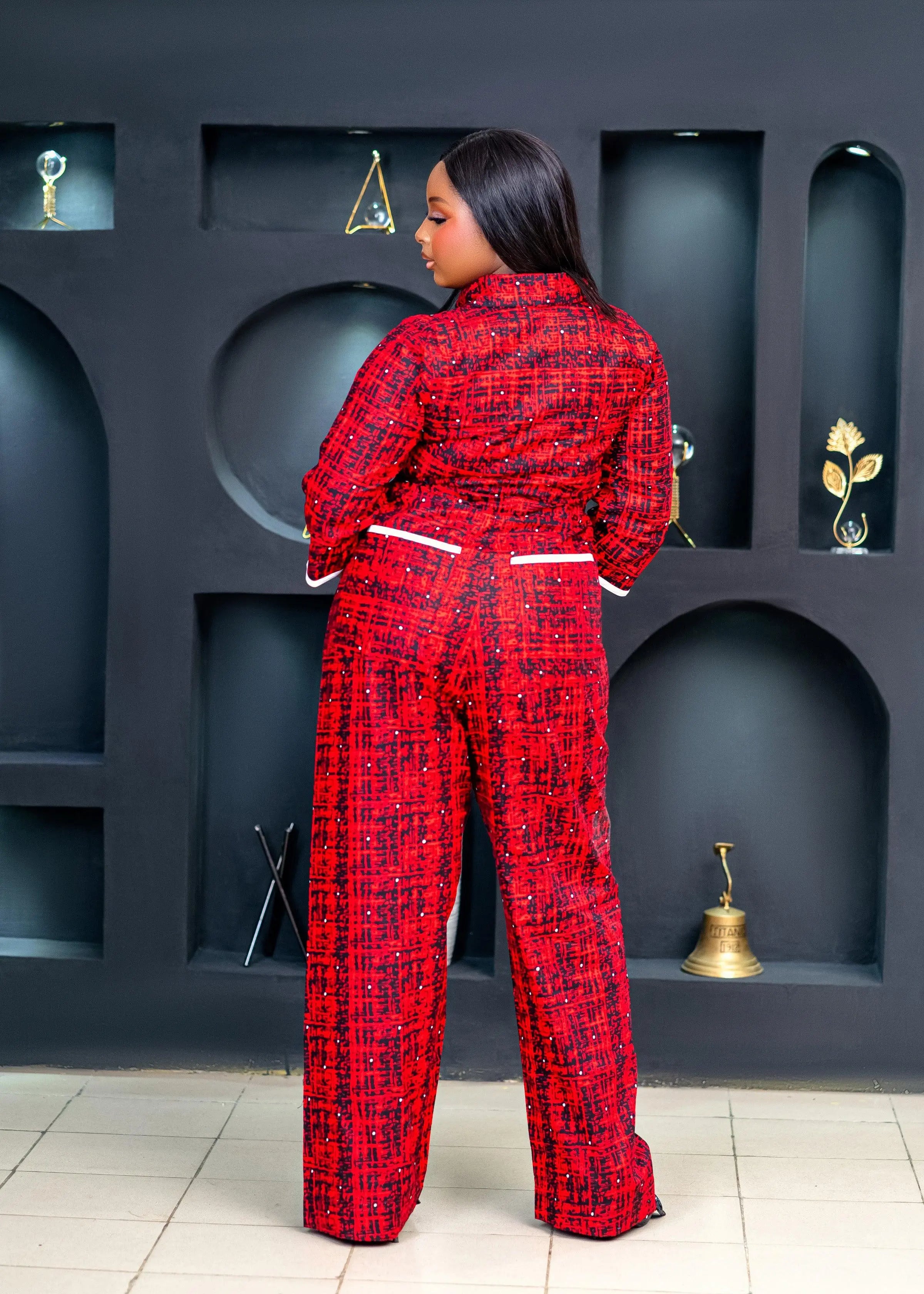 JUMPSUIT WITH FRONT AND BACK POCKET - Divine_Touch_Wears