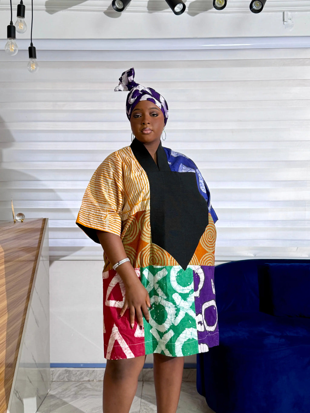 SHORT DANSHIKI DRESS