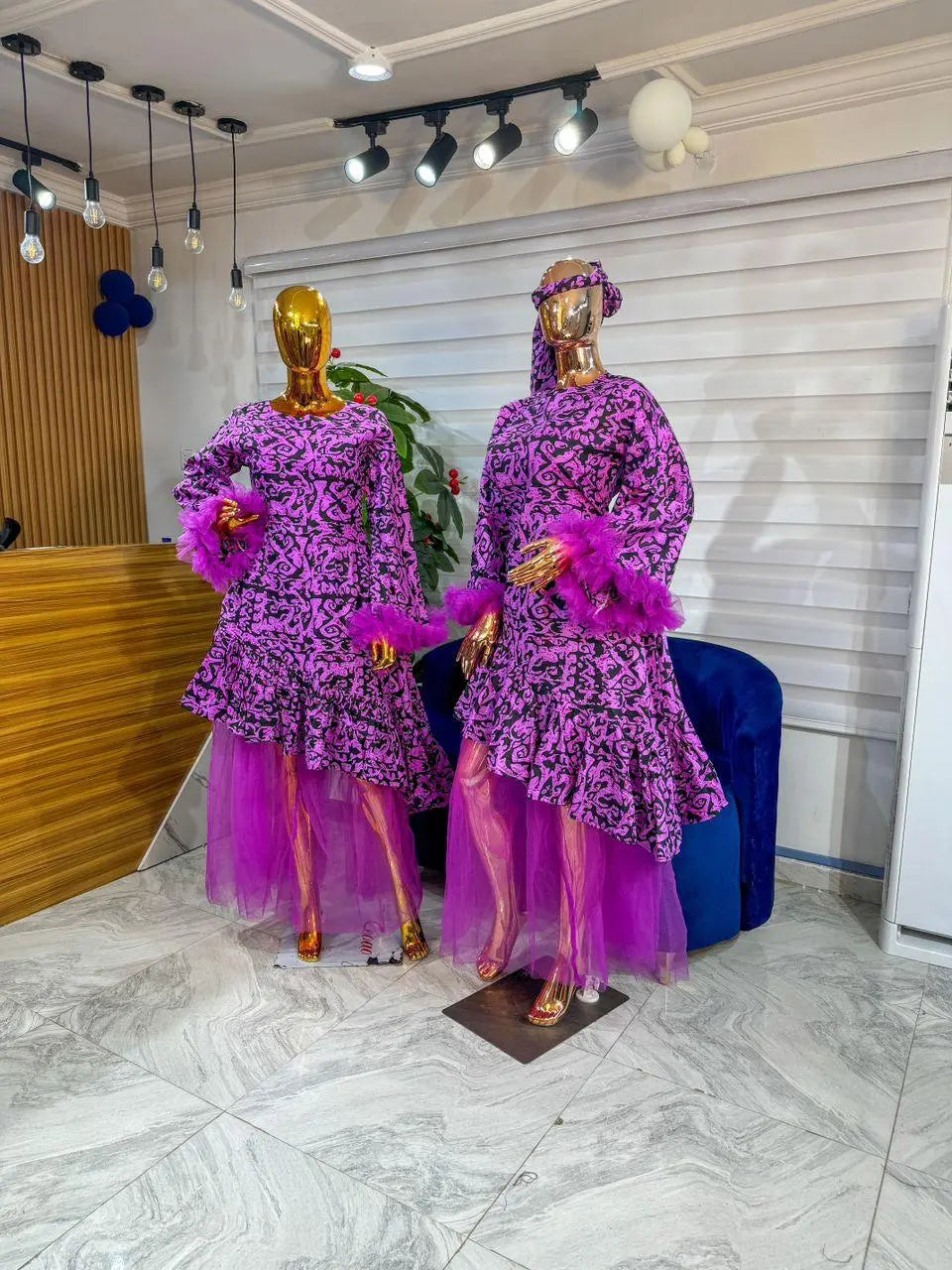 Straight Gown With Organsa Net