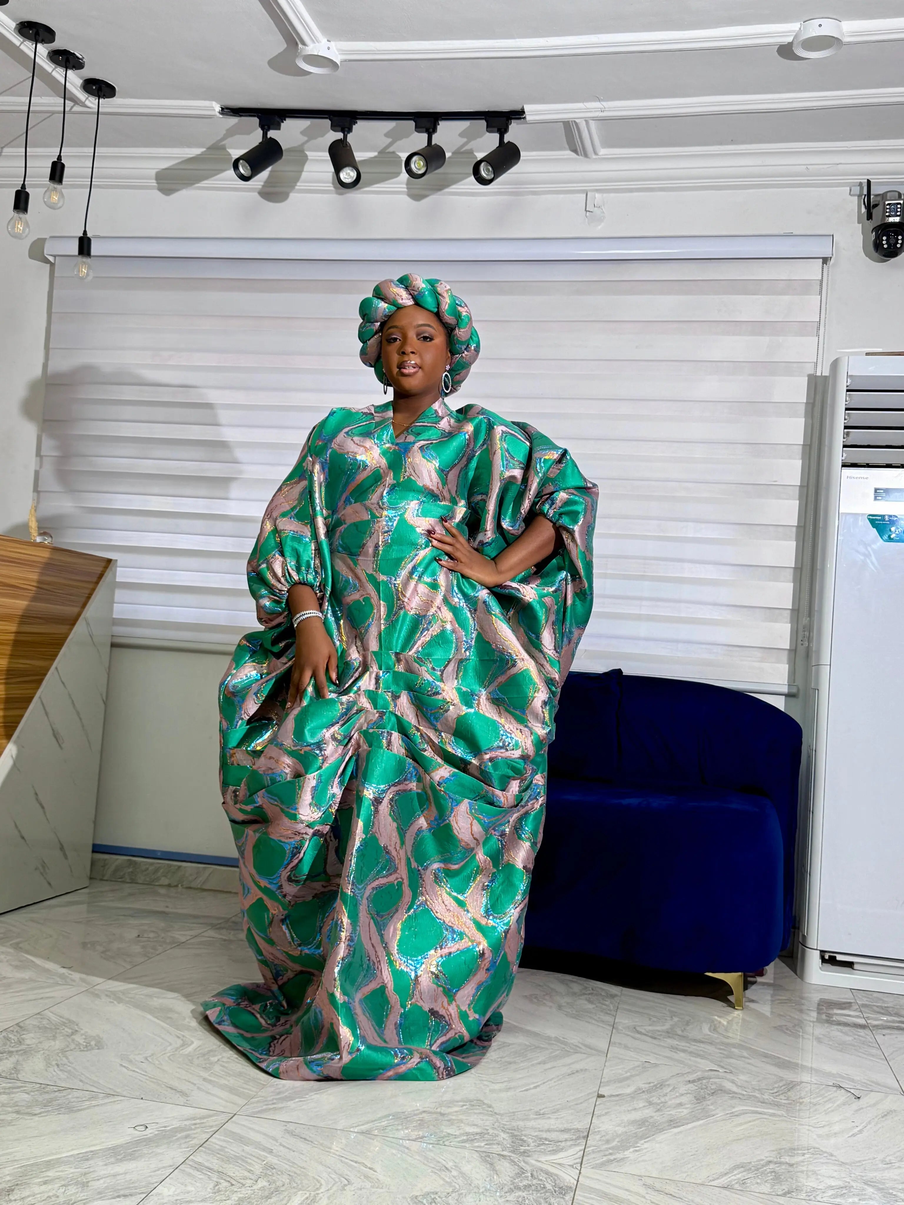 Luxury Damask Boubou