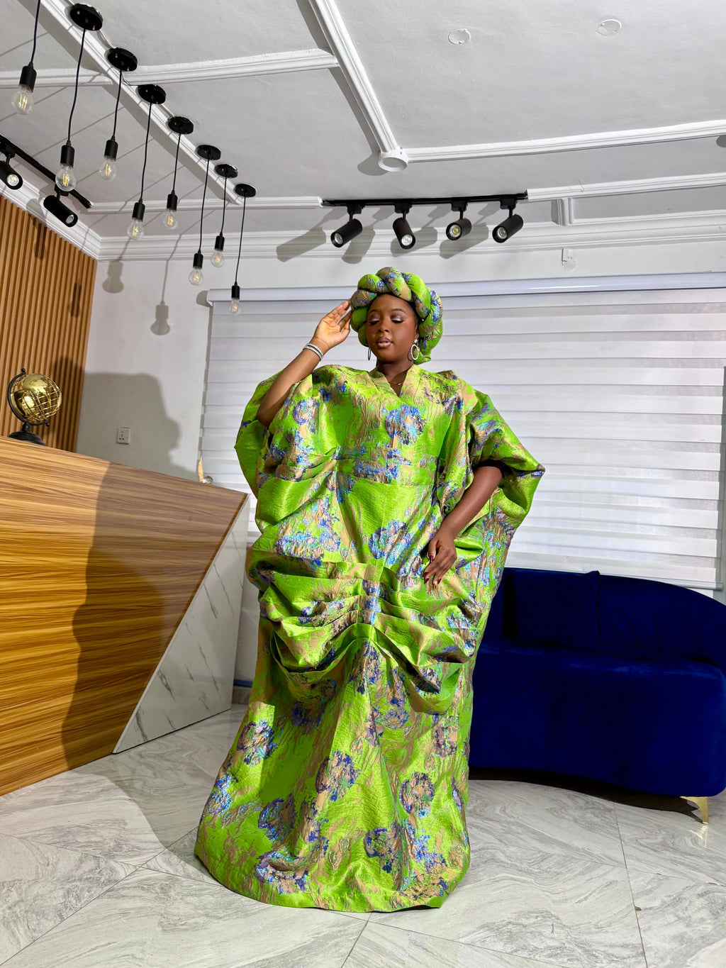 Luxury Damask Boubou