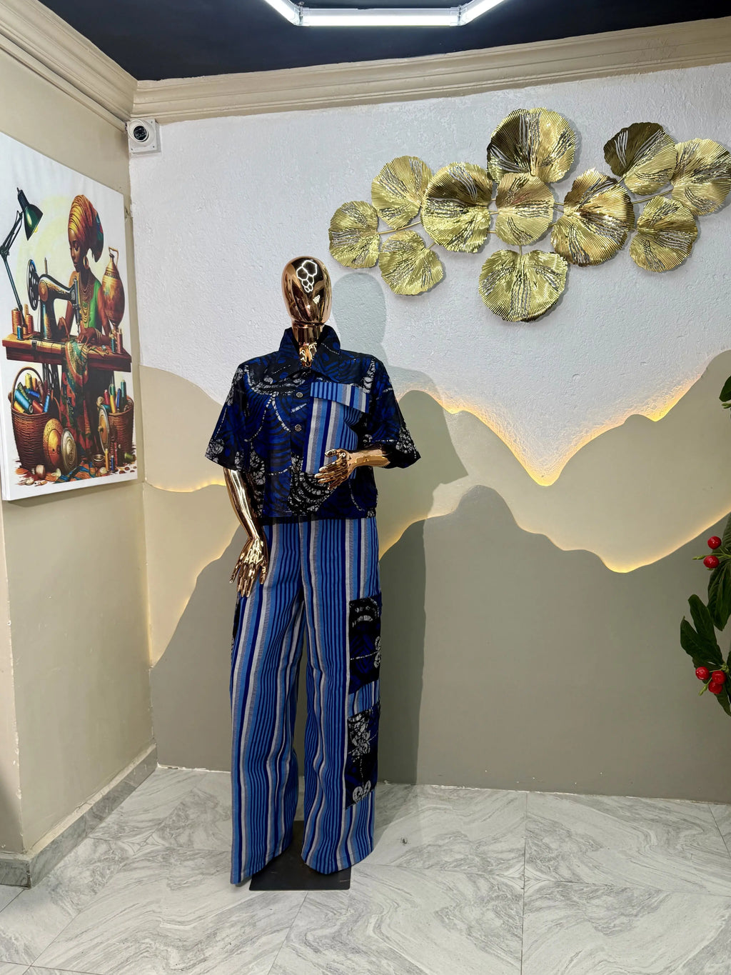 Temi two-piece crop Top