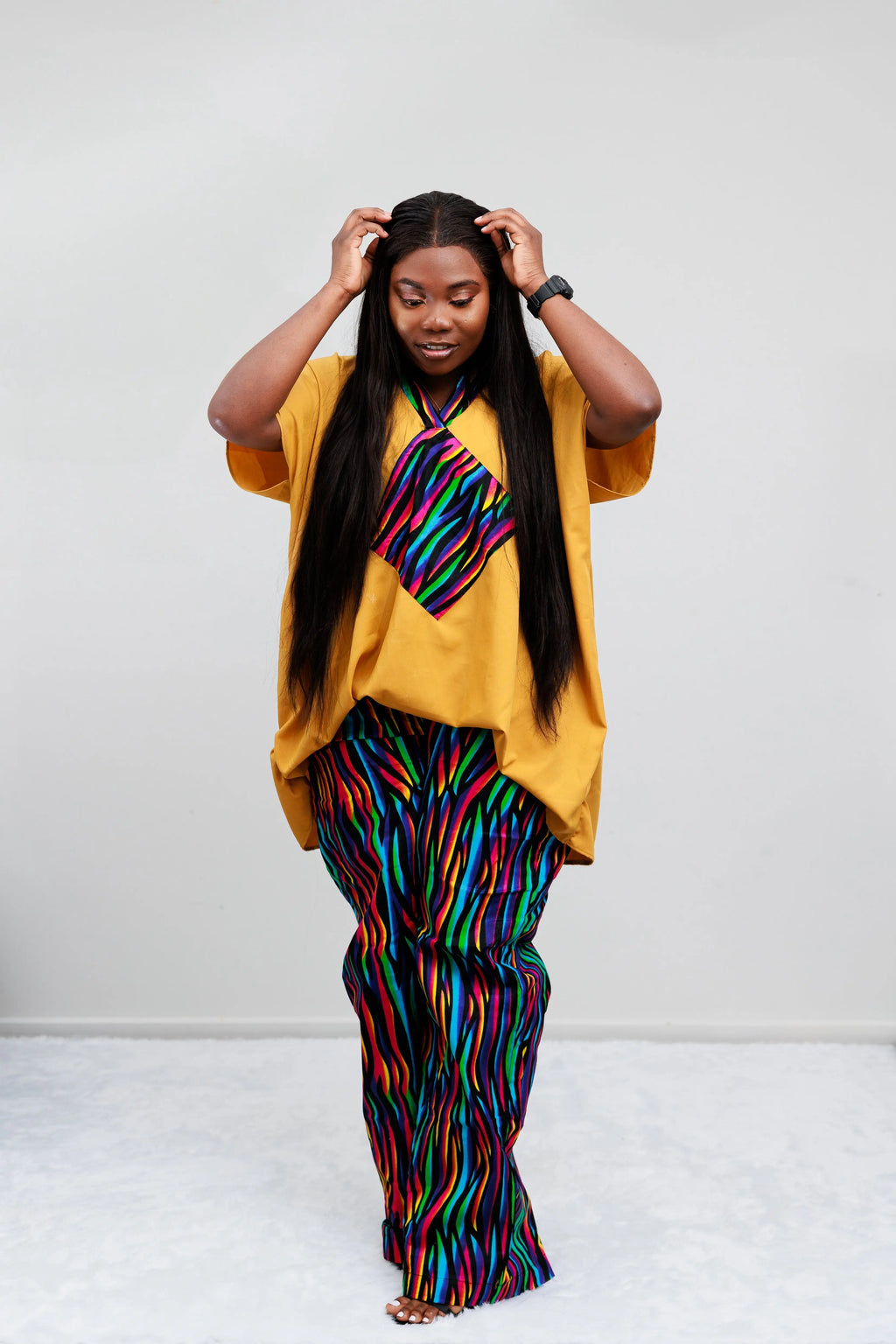 ANKARA PANTS AND FREE TOP (SET)