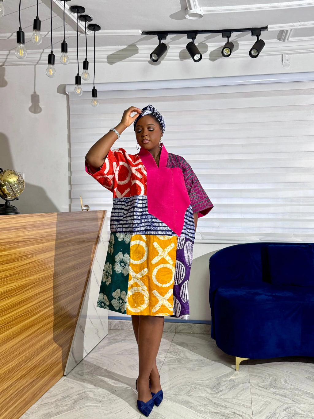 SHORT DANSHIKI DRESS