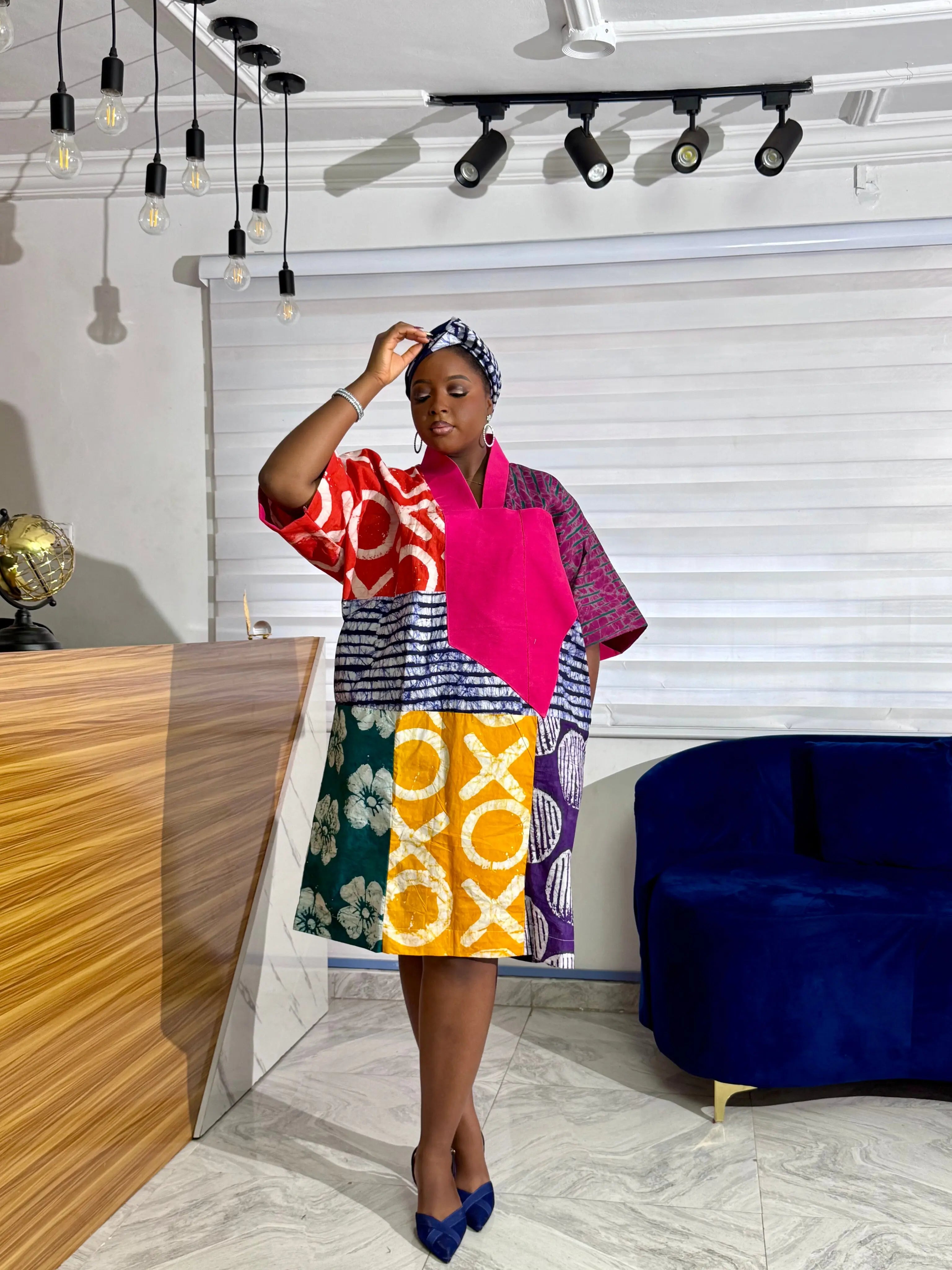 SHORT DANSHIKI DRESS