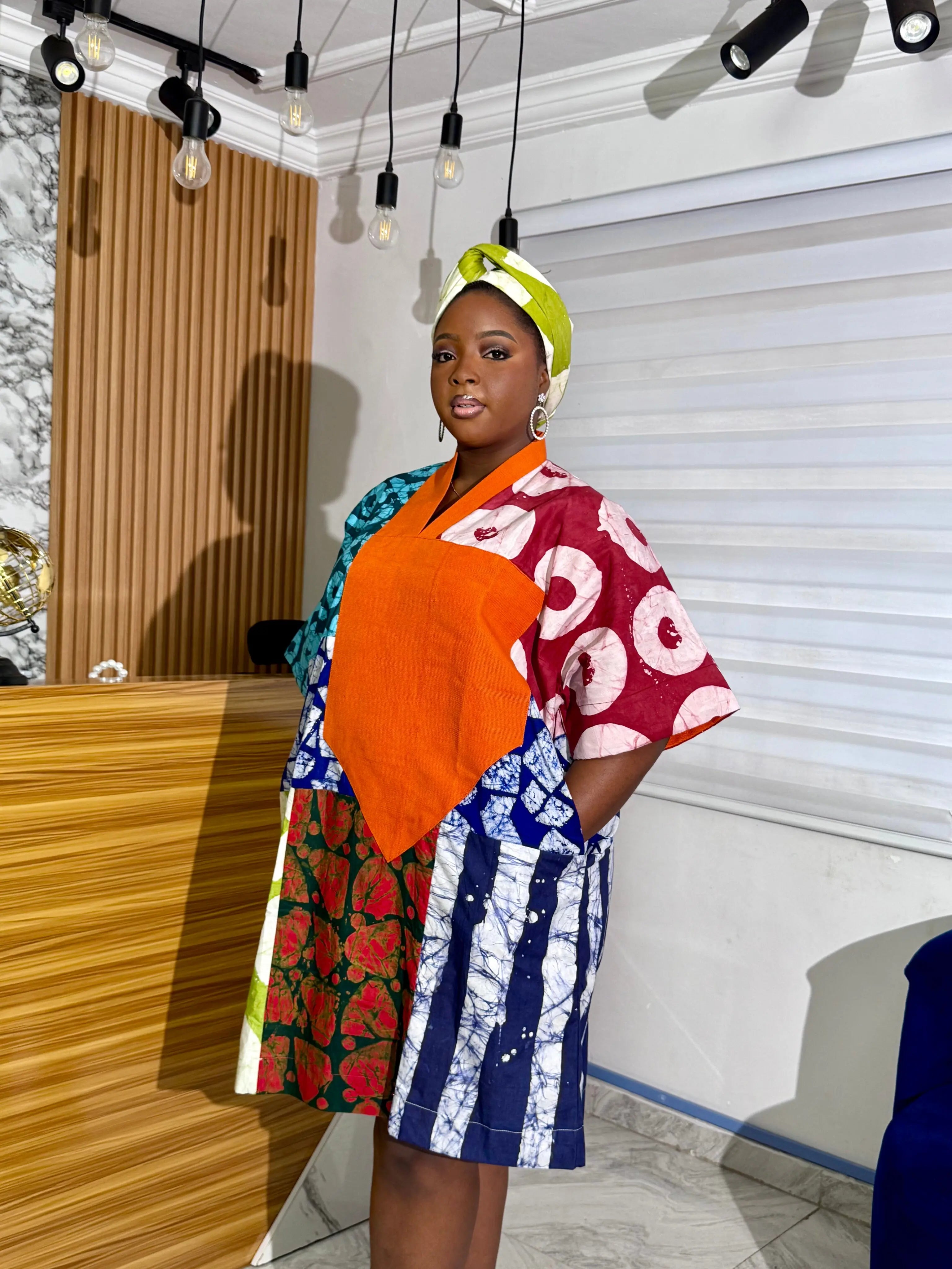 SHORT DANSHIKI DRESS