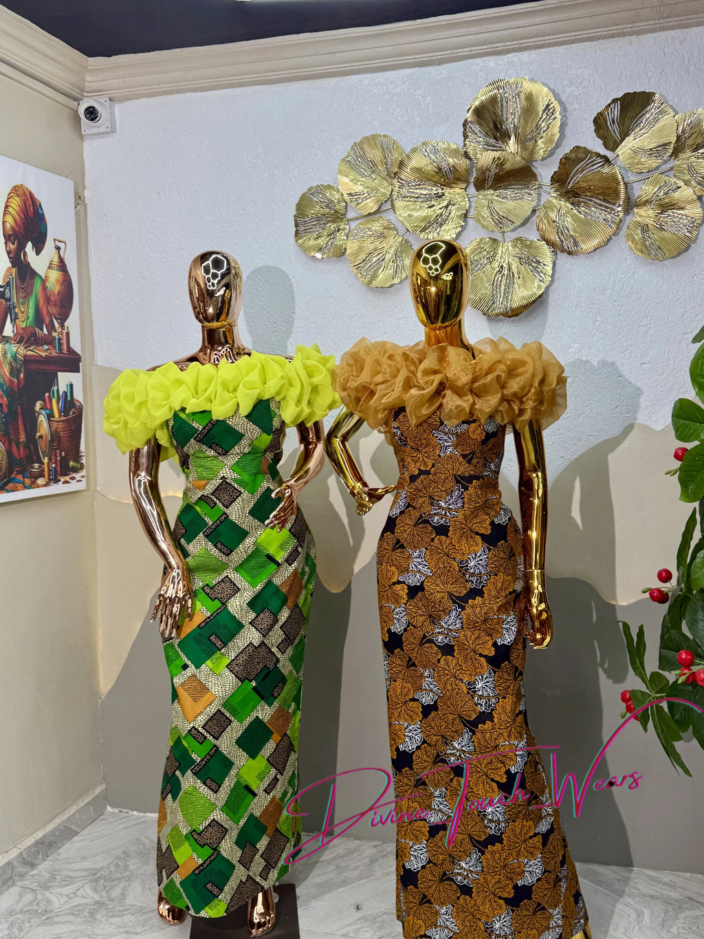 Yori Yuri Ankara Gown