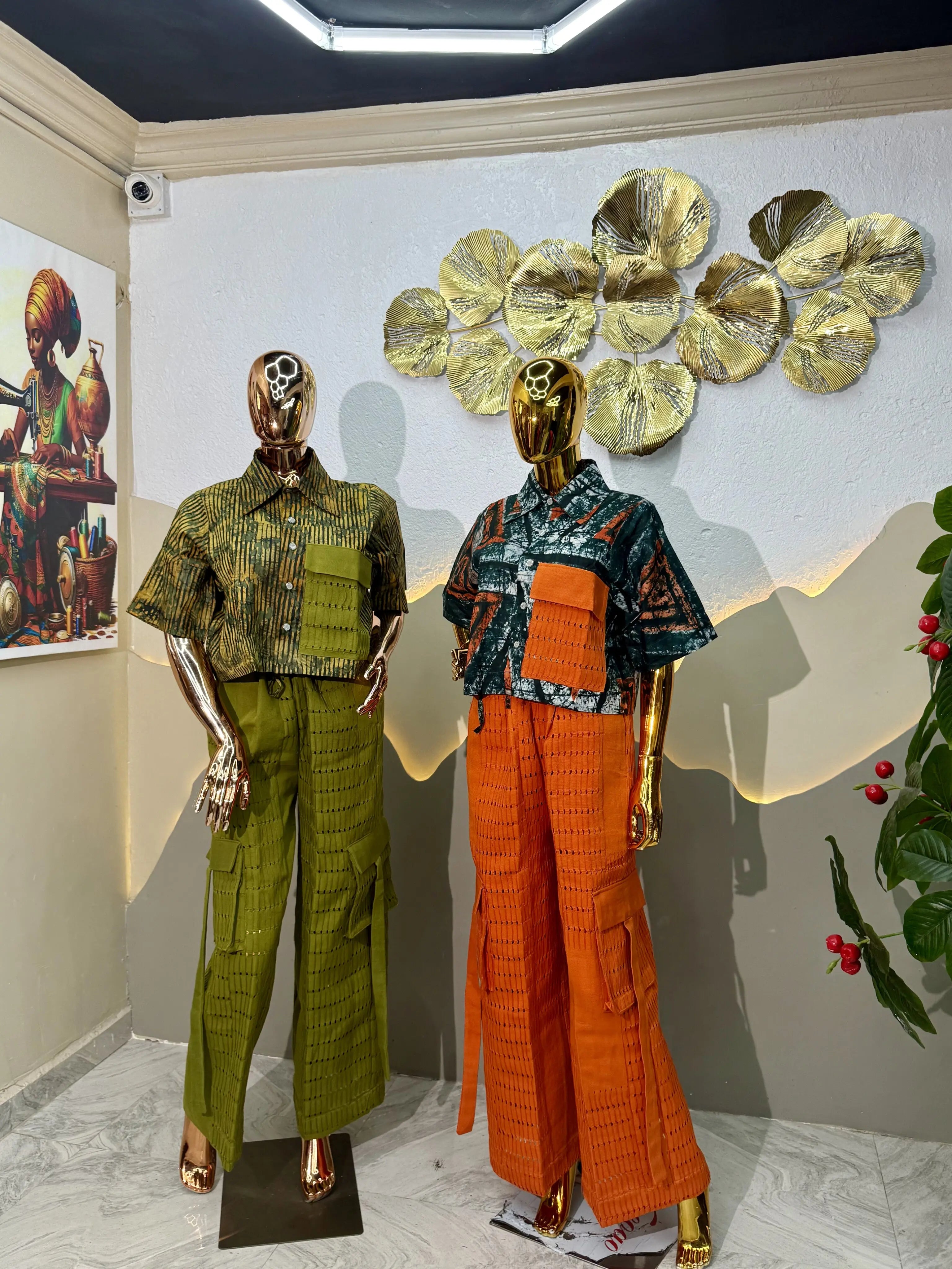 Temi two-piece crop Top