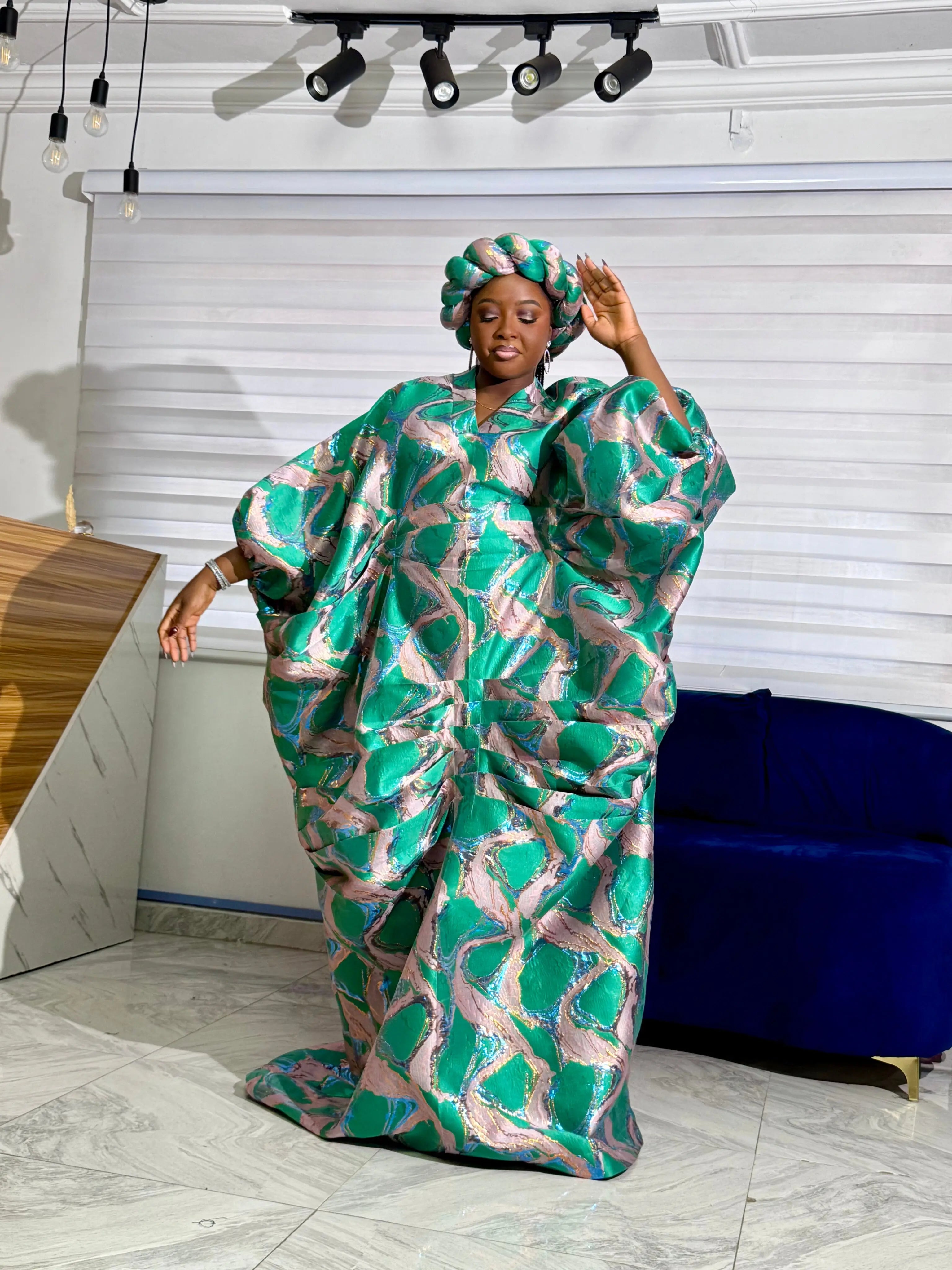Luxury Damask Boubou