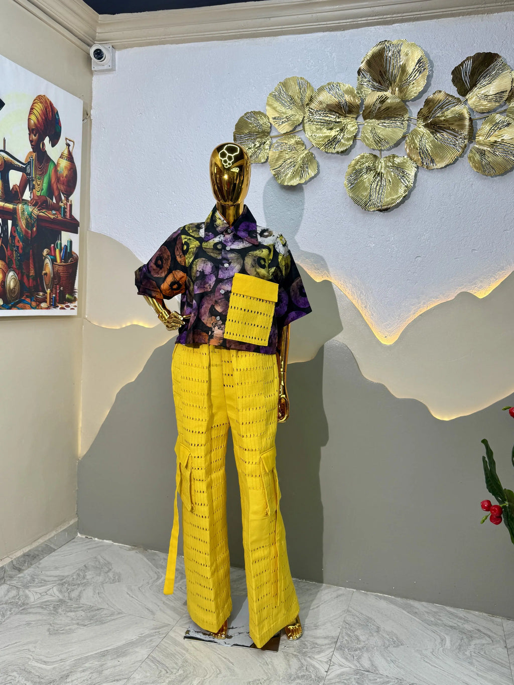 Temi two-piece crop Top