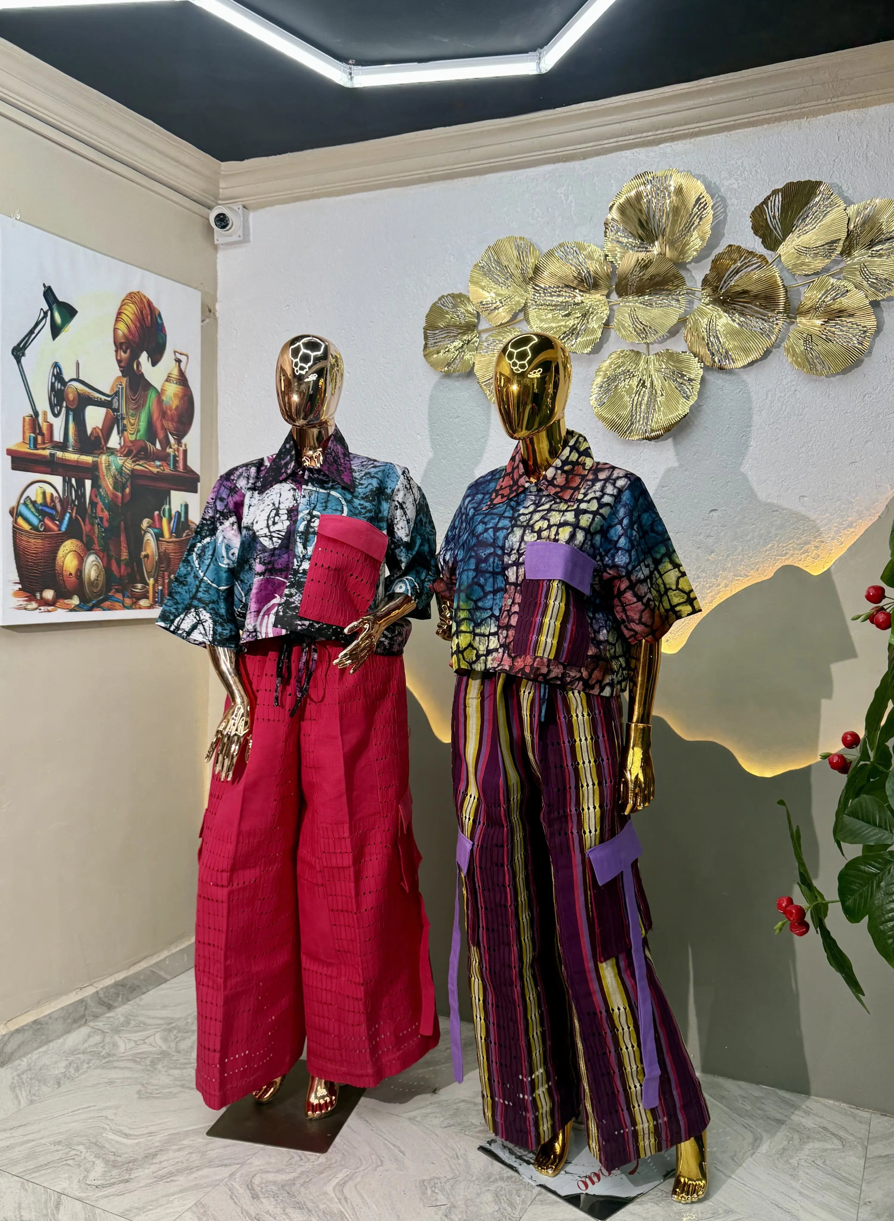 Temi two-piece crop Top