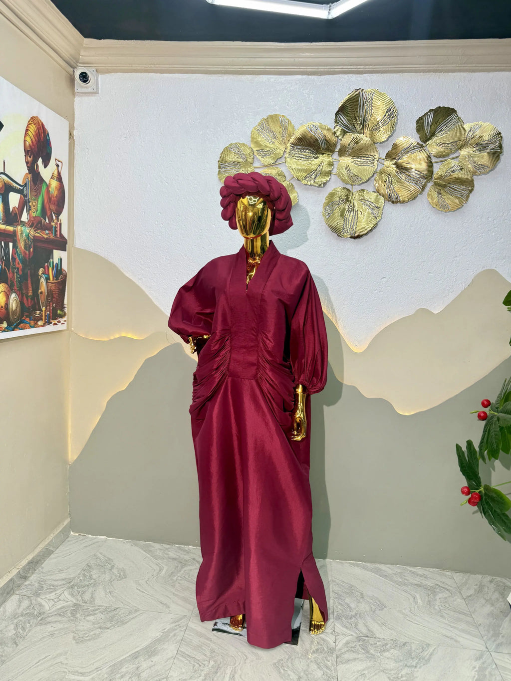 Aunty Mi Satin Boubou